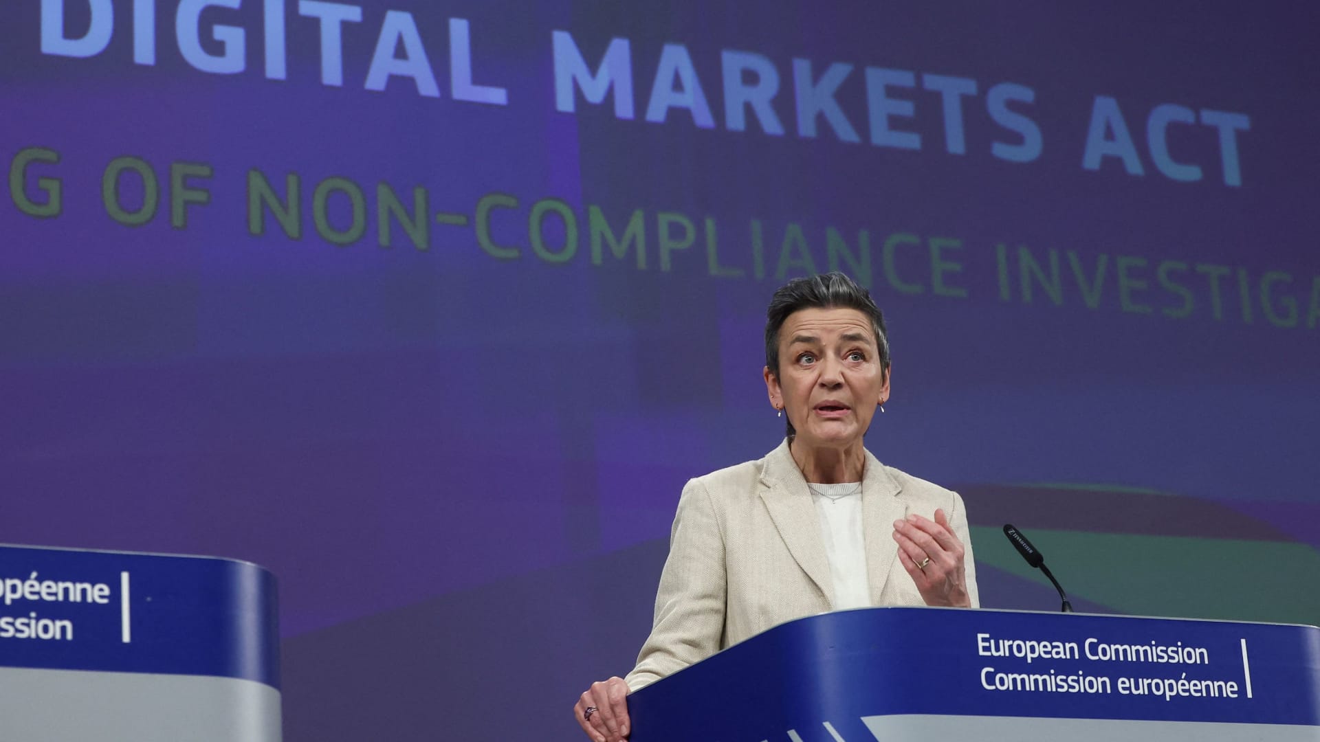 Apple issues 'very serious' under landmark EU rules: Vestager