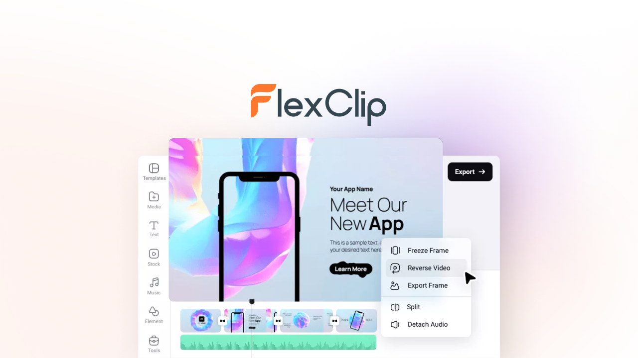 FlexClip – LIFETIME Deals by appsumo