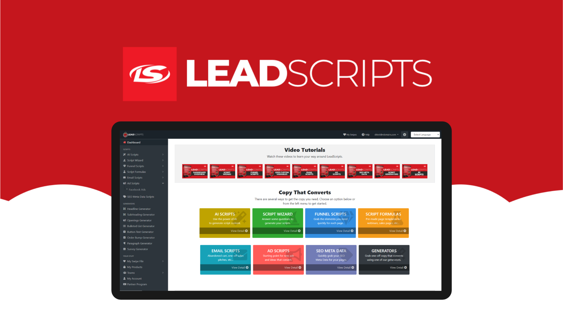 LeadScripts – LIFETIME Deals by appsumo