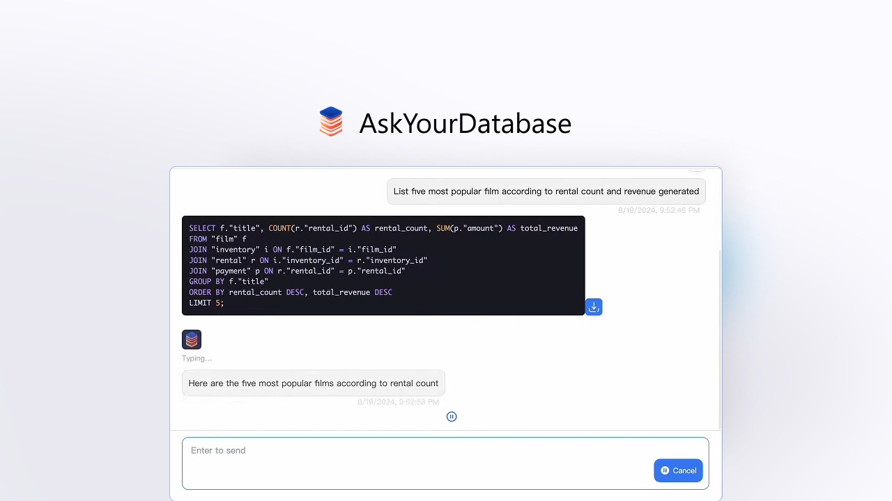 AskYourDatabase – LIFETIME Deals by appsumo