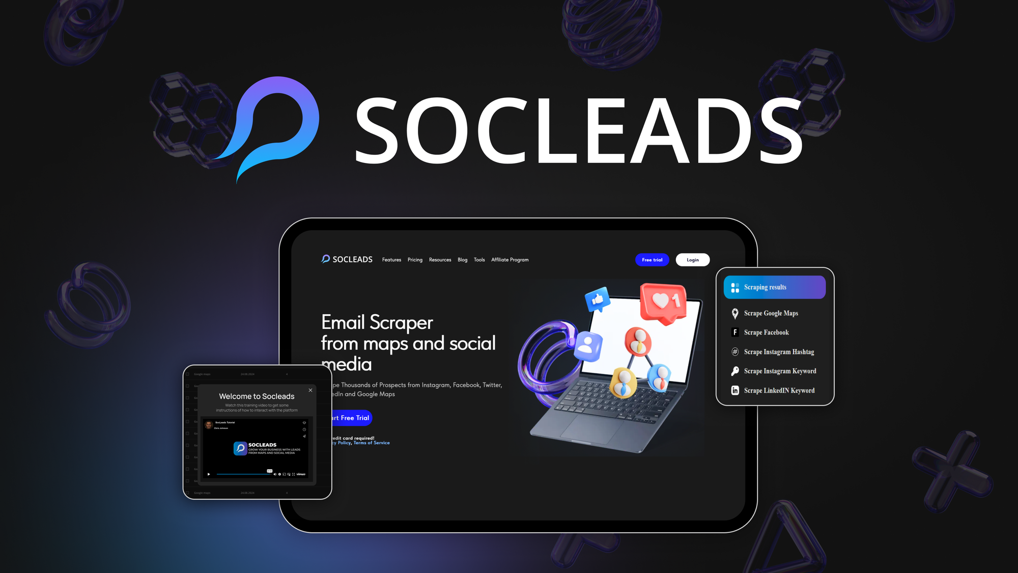 SocLeads – LIFETIME Deals by appsumo