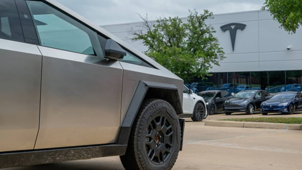 Tesla stock falls after report EV maker is halting production in Texas