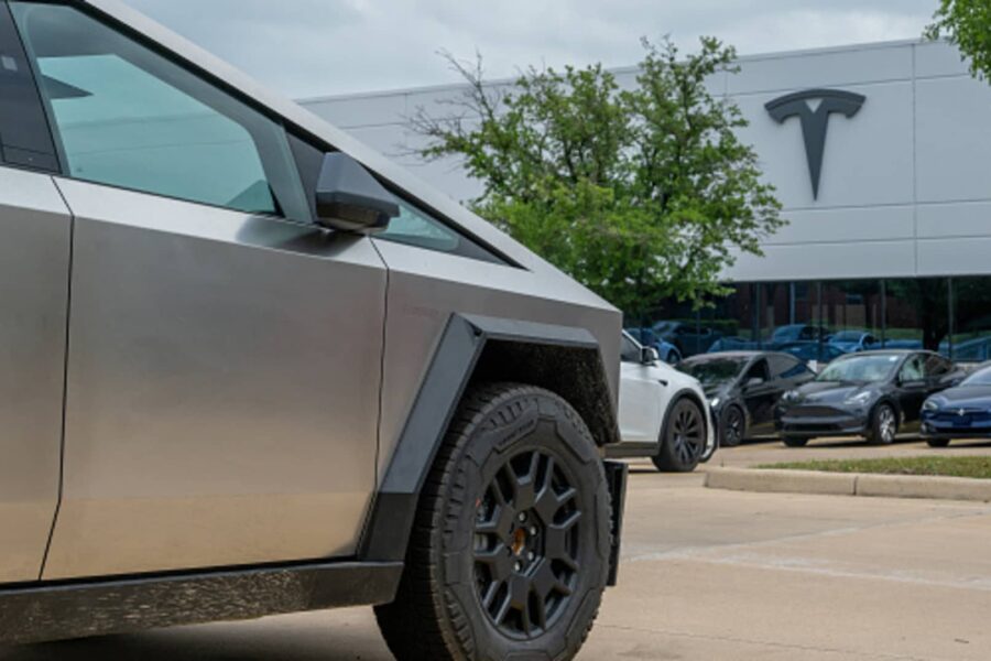 Tesla stock falls after report EV maker is halting production in Texas