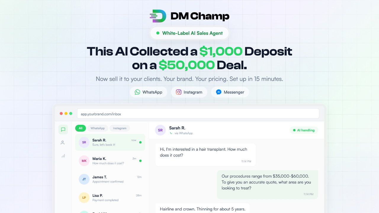 DM Champ – LIFETIME Deals by appsumo