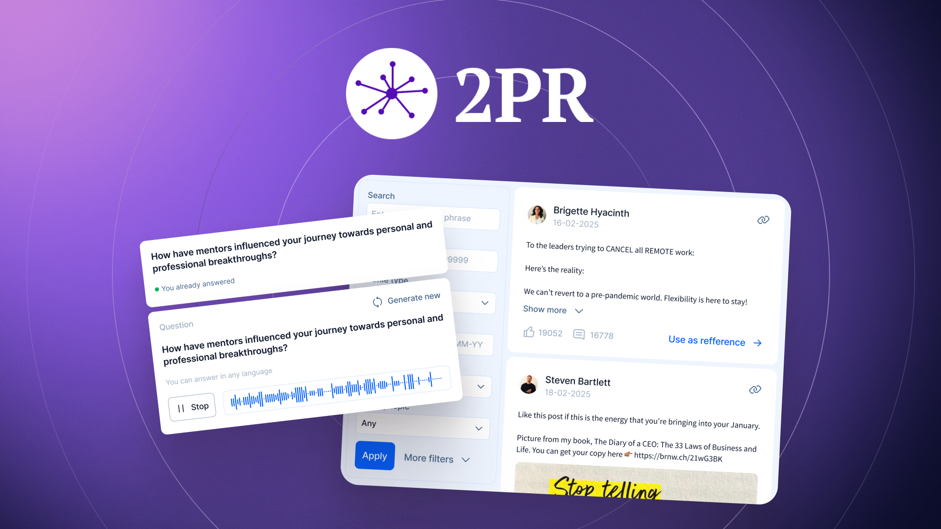 2PR – LIFETIME Deals by appsumo