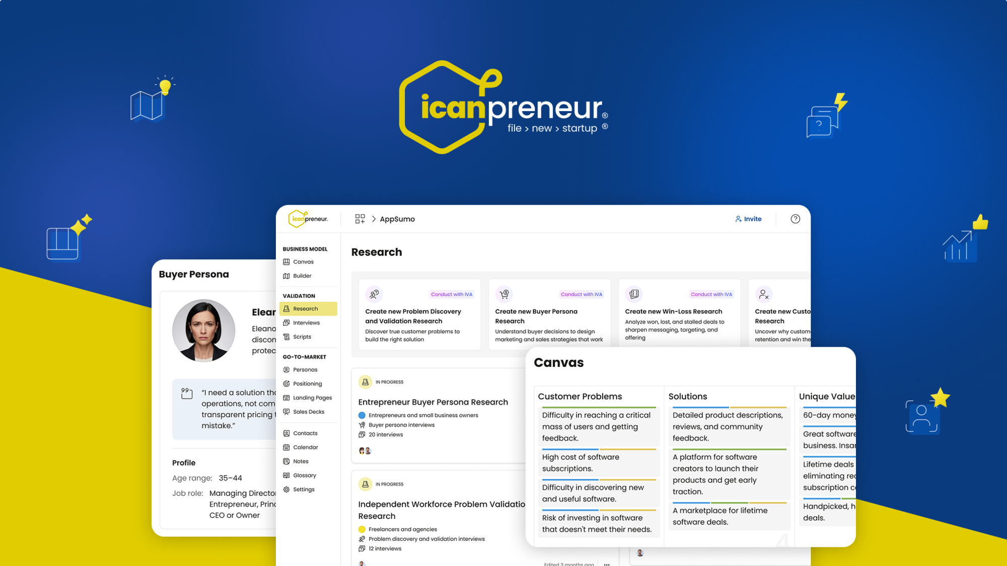 Icanpreneur – LIFETIME Deals by appsumo