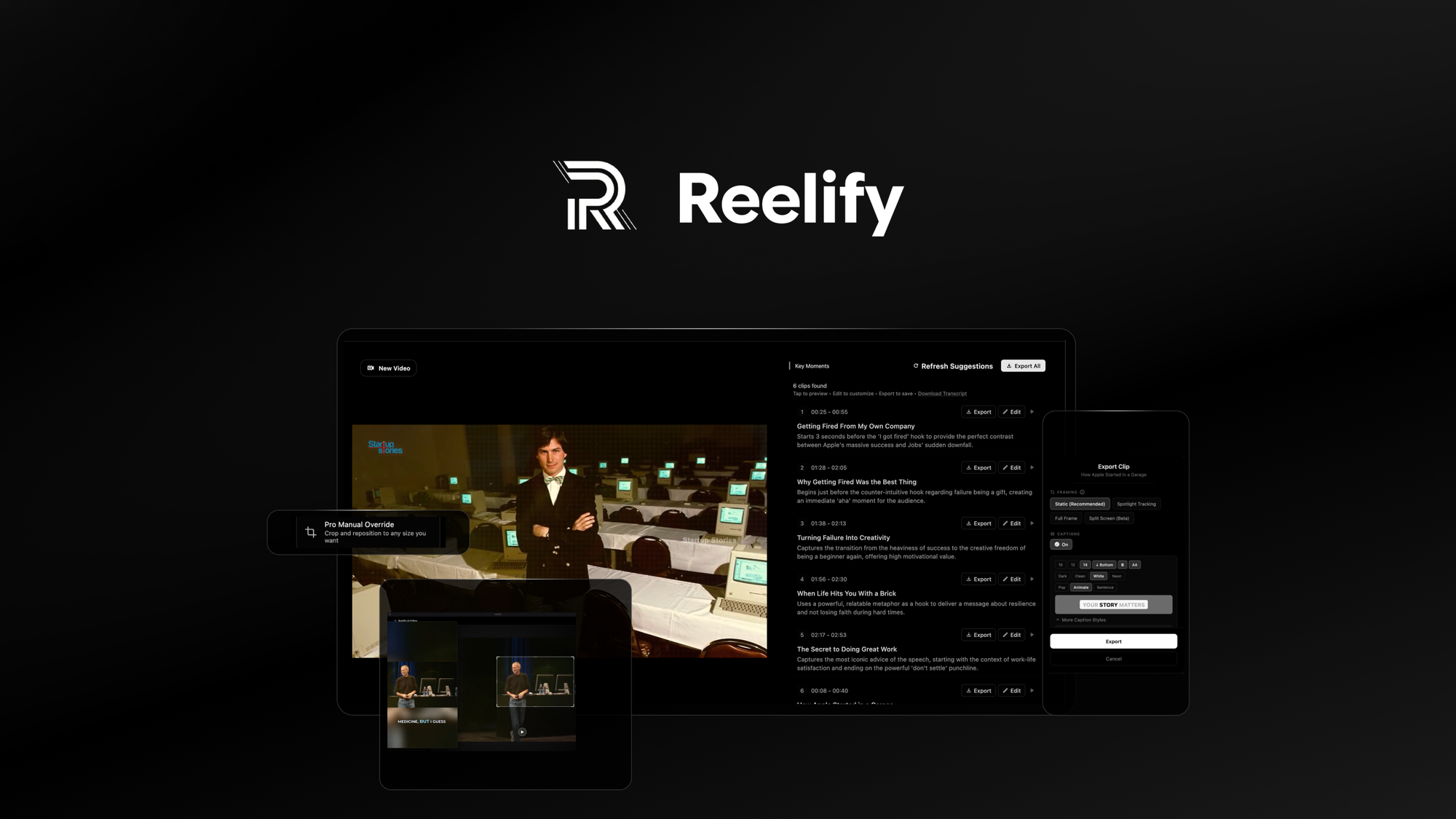 Reelify AI – LIFETIME Deals by appsumo