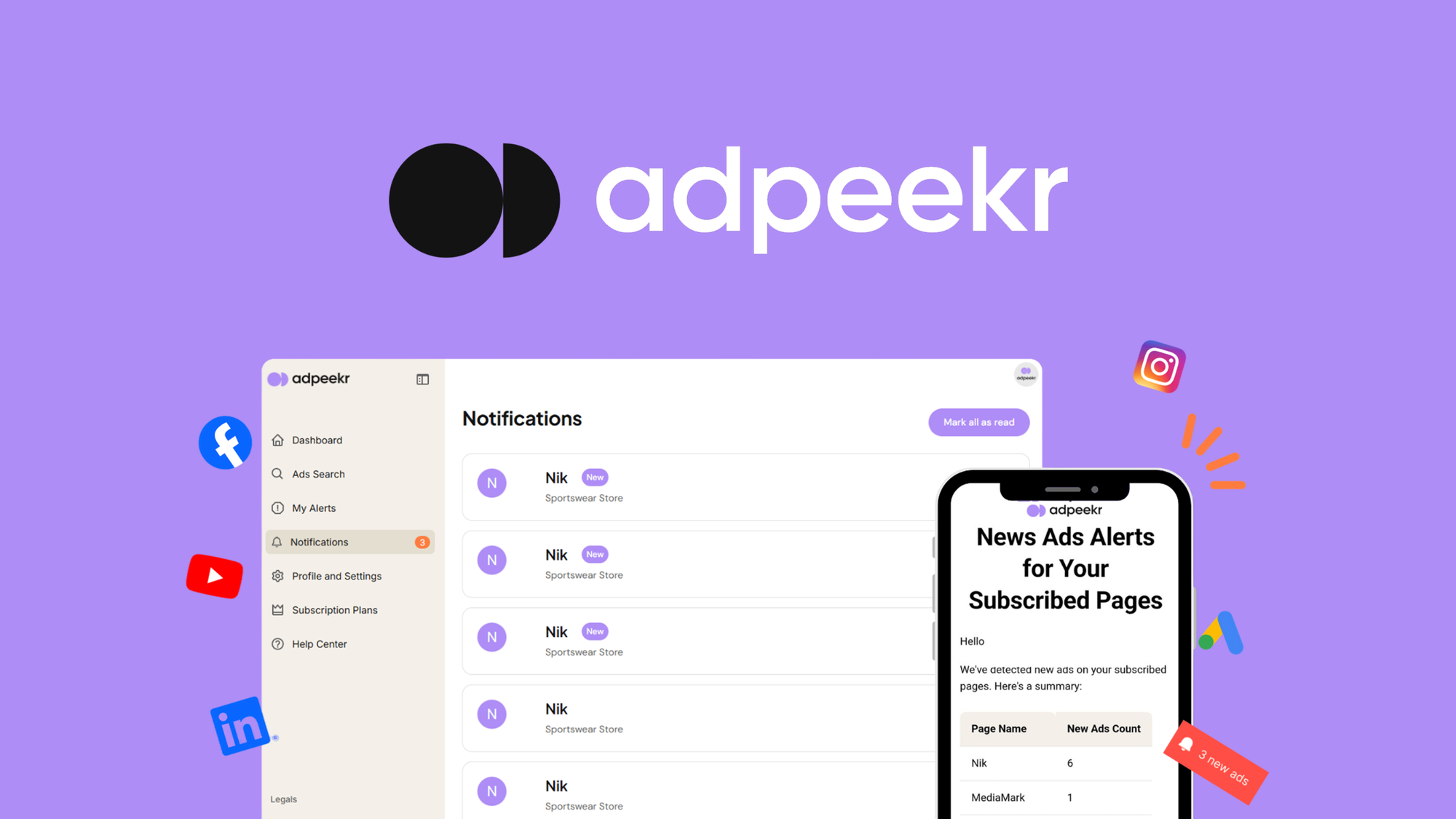 AdPeekr – LIFETIME Deals by appsumo