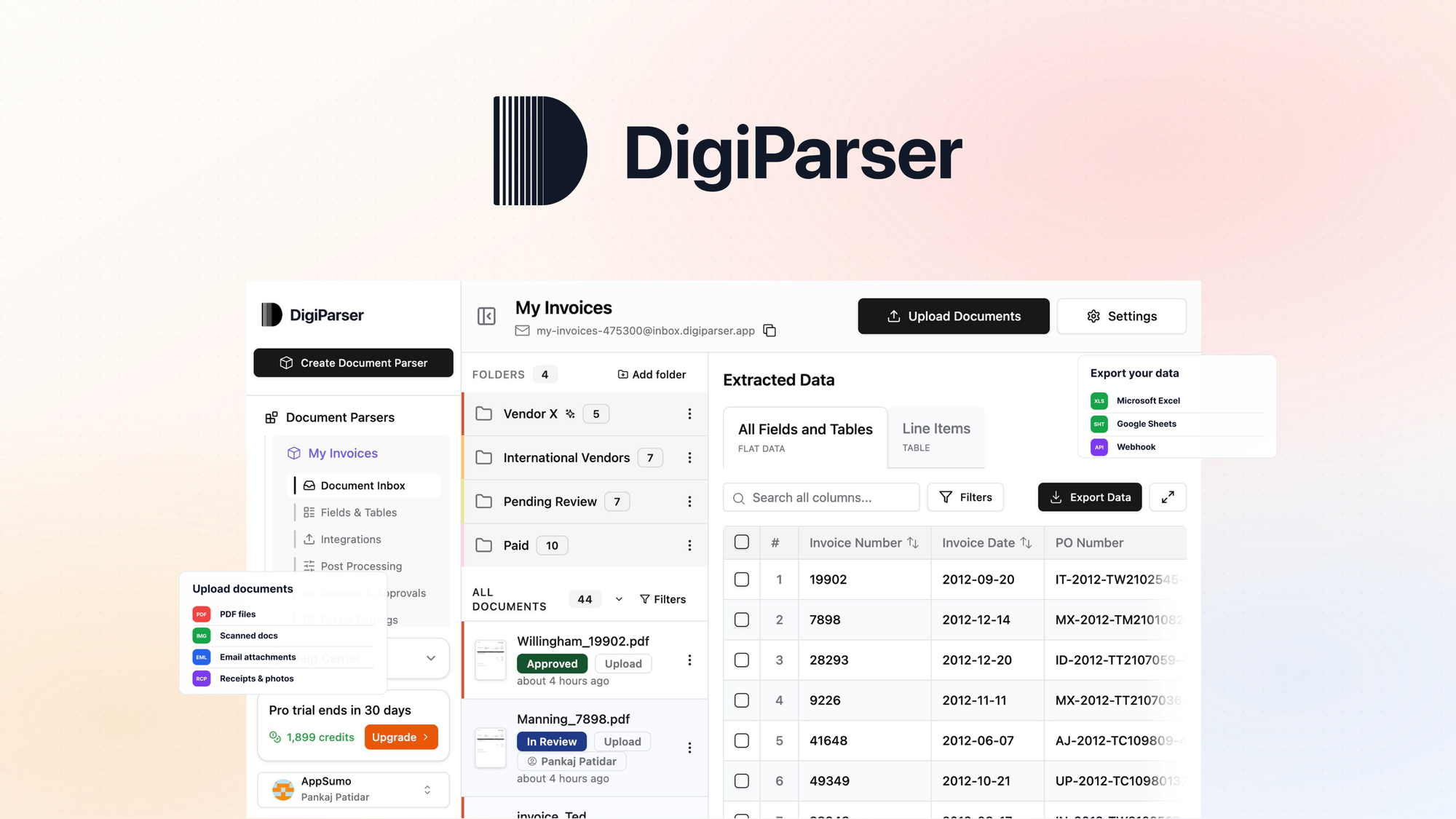 DigiParser – LIFETIME Deals by appsumo
