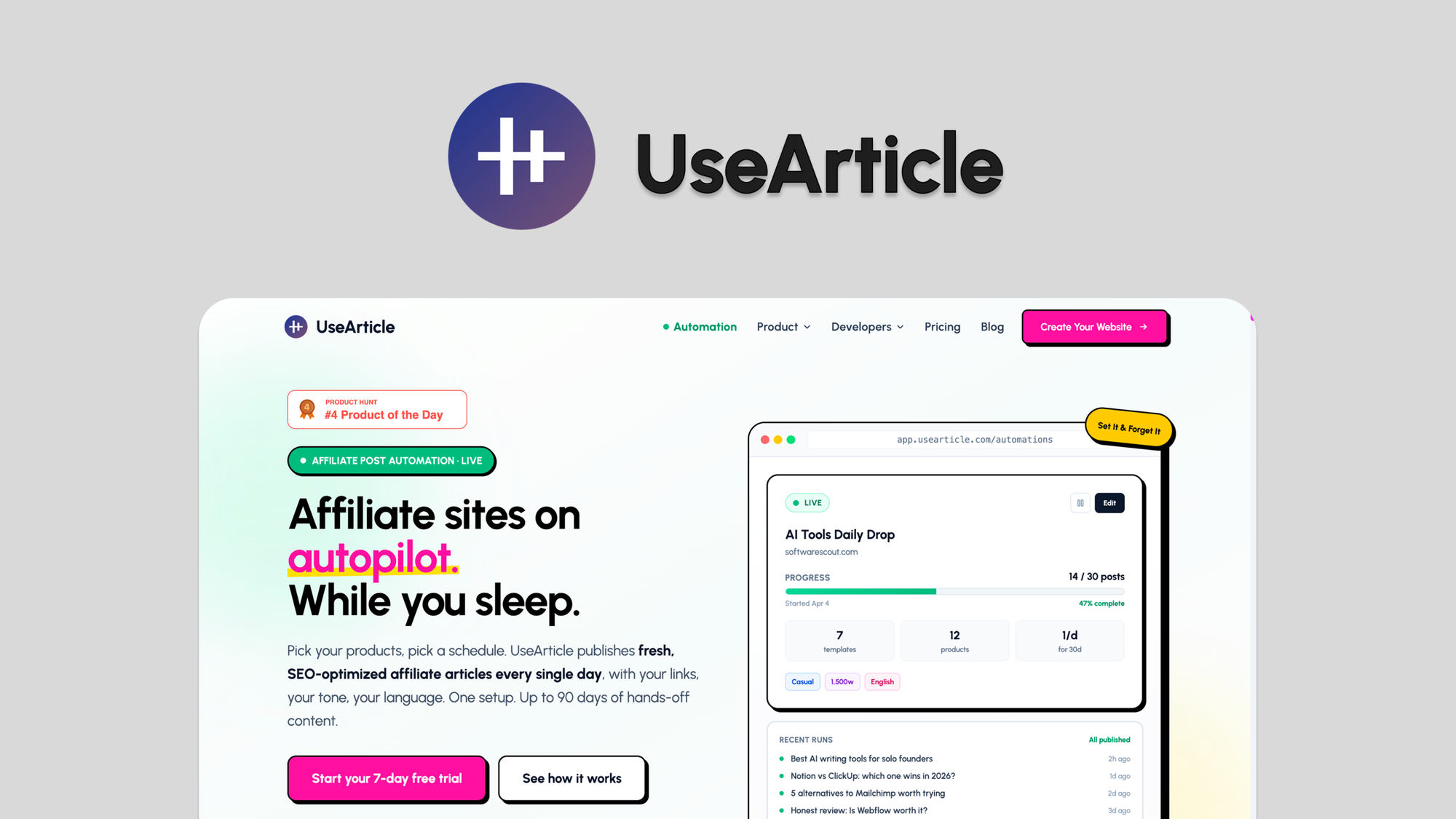 UseArticle – LIFETIME Deals by appsumo