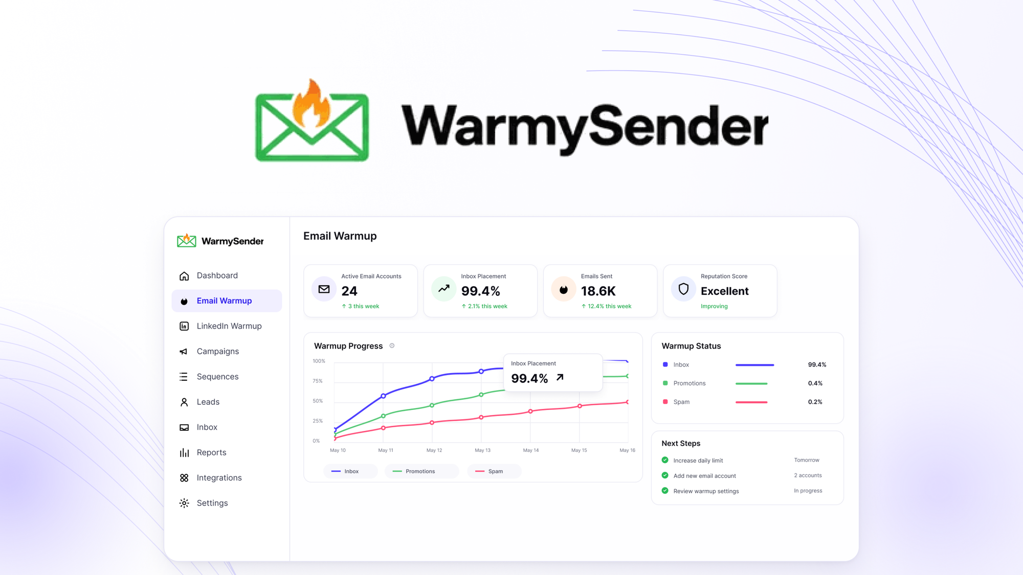 WarmySender – LIFETIME Deals by appsumo