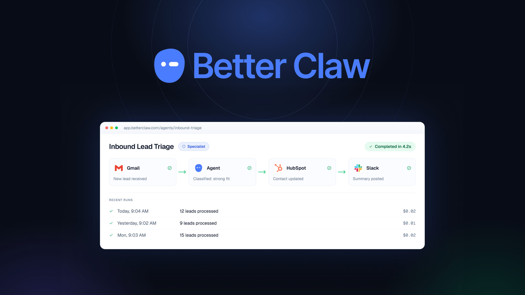 BetterClaw – LIFETIME Deals by appsumo