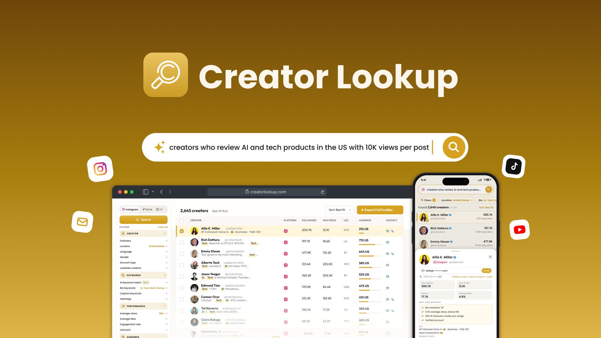 Creator Lookup – LIFETIME Deals by appsumo
